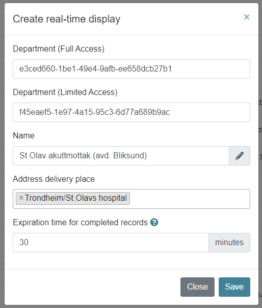 Edit LiveView Configuration V1