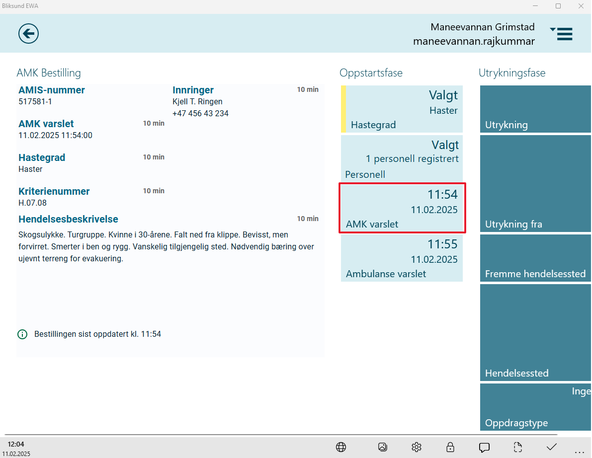 Reintroduced EOC Alerted Tile