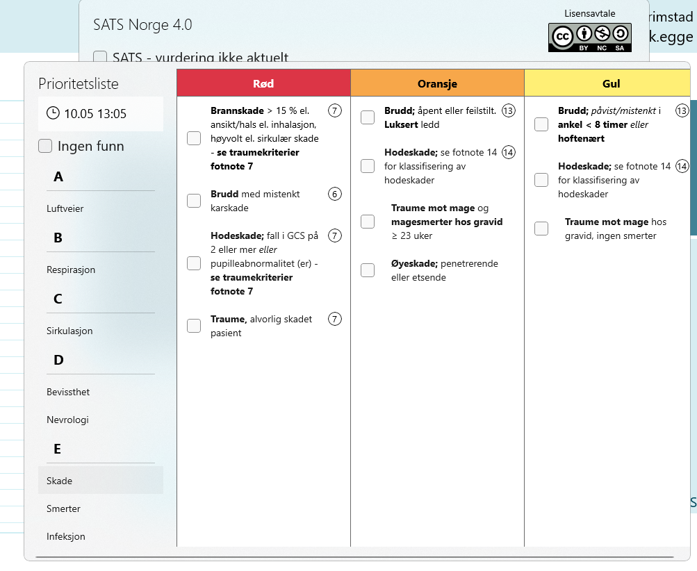 SATS Priority List