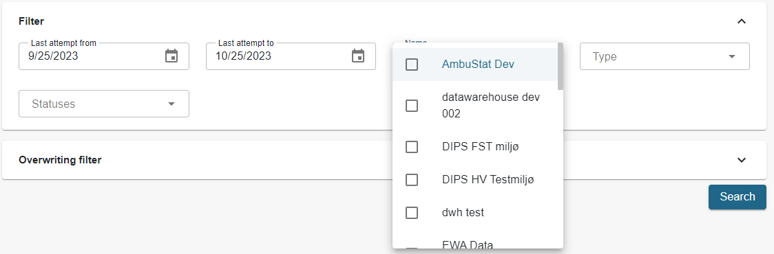 export-configuration